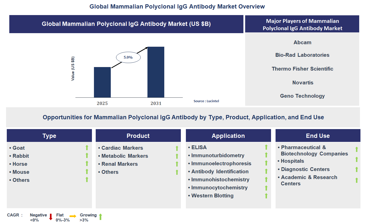Mammalian Polyclonal IgG Antibody Market Trends and Forecast