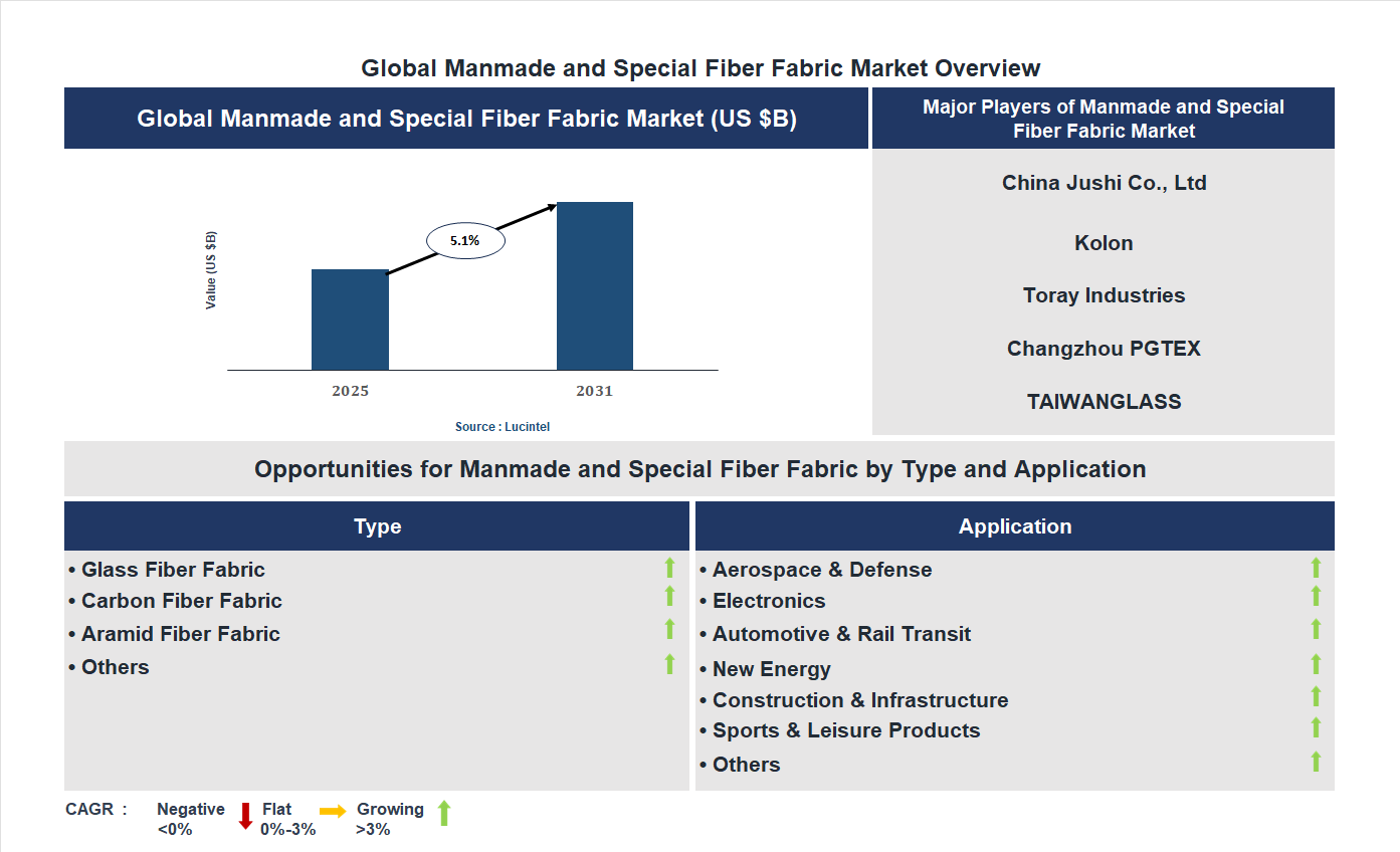 Manmade and Special Fiber Fabric Market Trends and Forecast