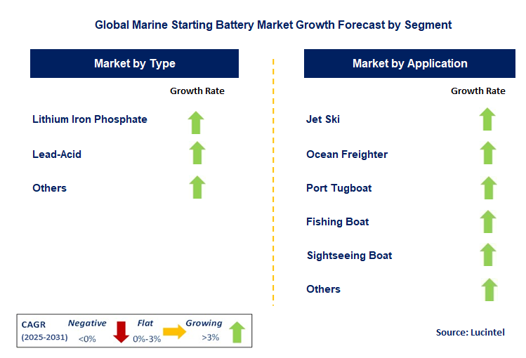 Marine Starting Battery Market by Segment