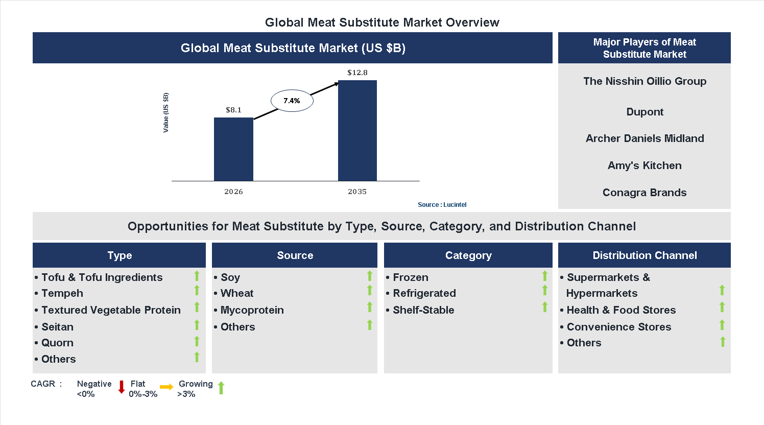 Meat Substitute Market Trends and Forecast