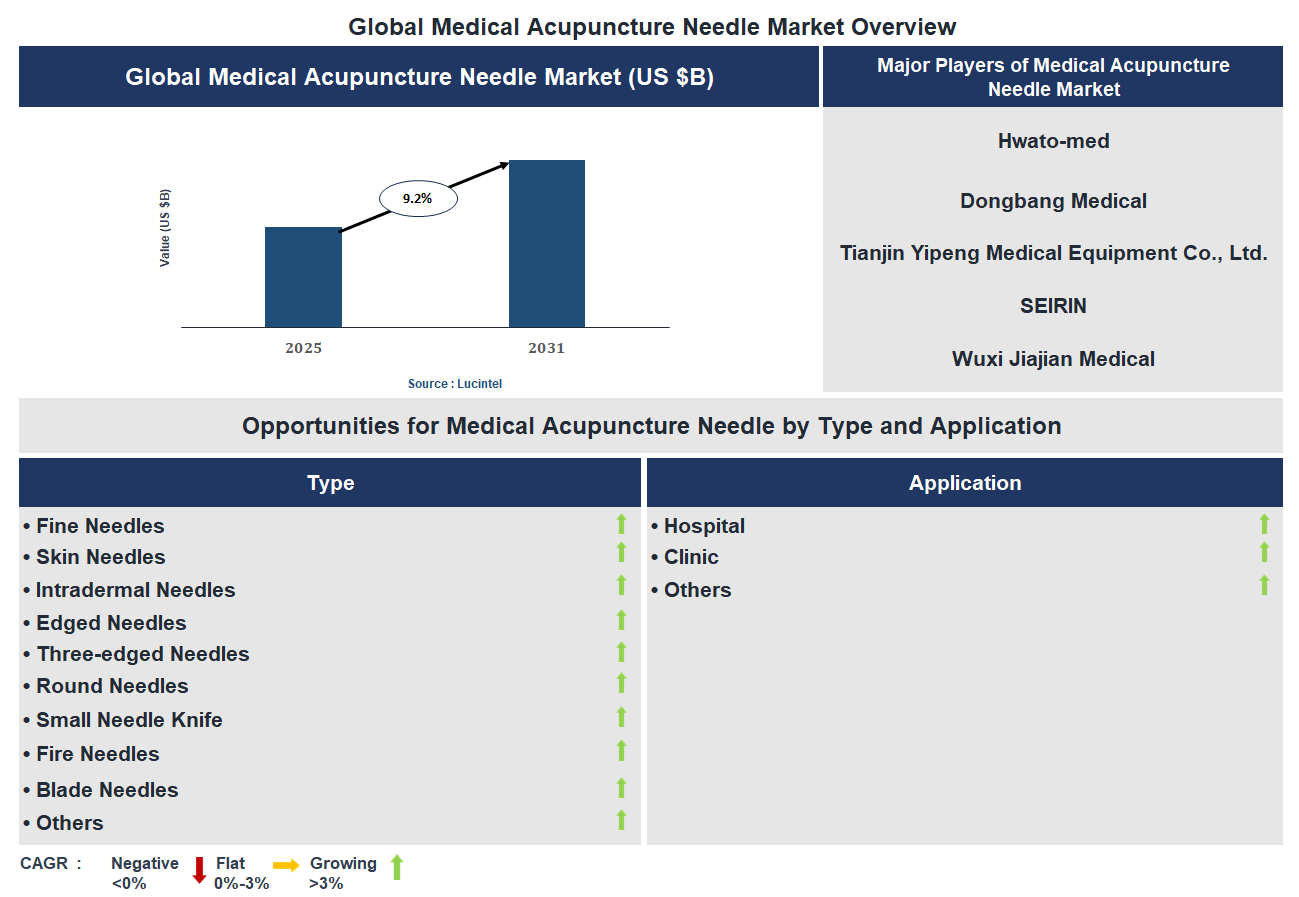 Medical Acupuncture Needle Market Trends and Forecast