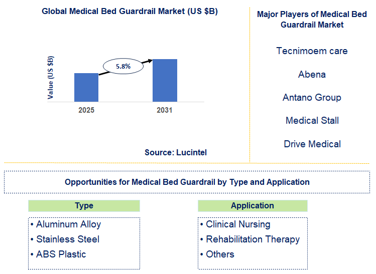 Medical Bed Guardrail Market Trends and Forecast