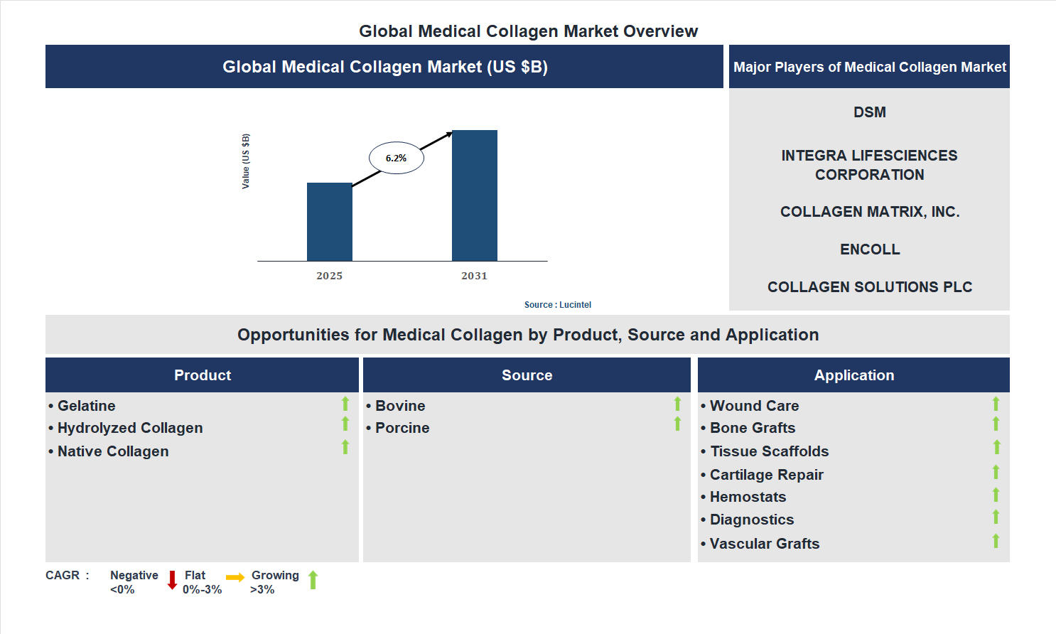 Medical Collagen Market Trends and Forecast