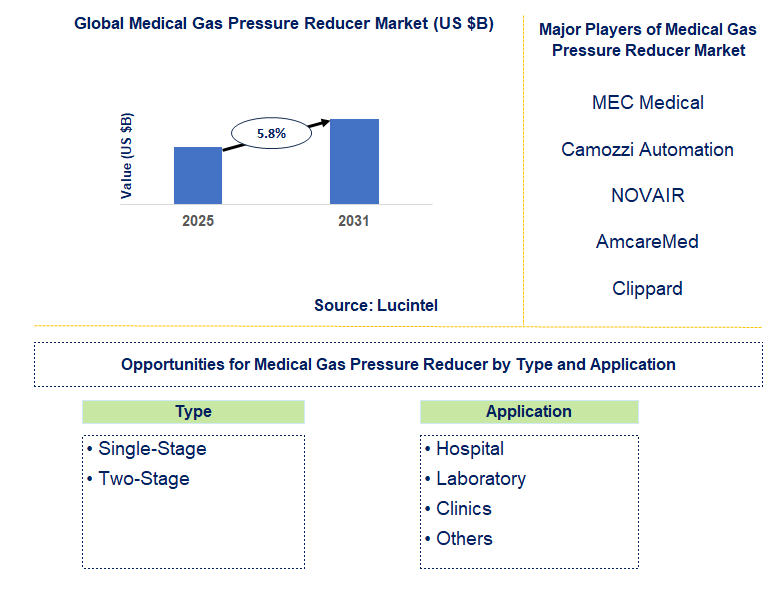 Medical Gas Pressure Reducer Market Trends and Forecast