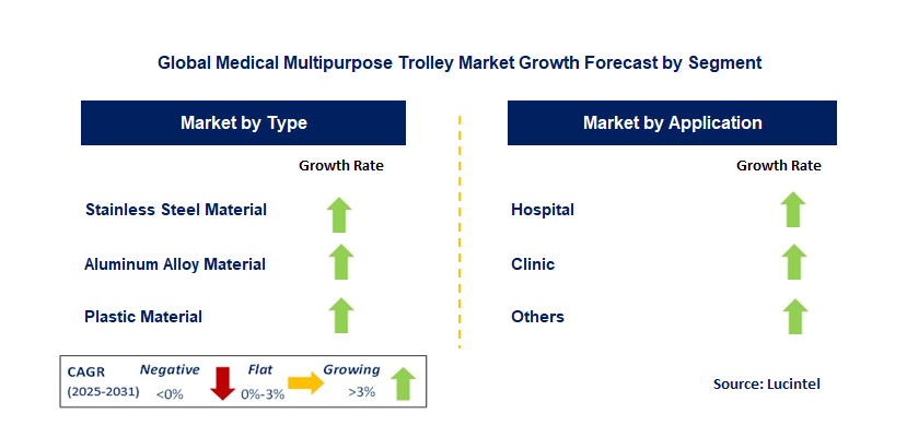 Medical Multipurpose Trolley Market by Segment