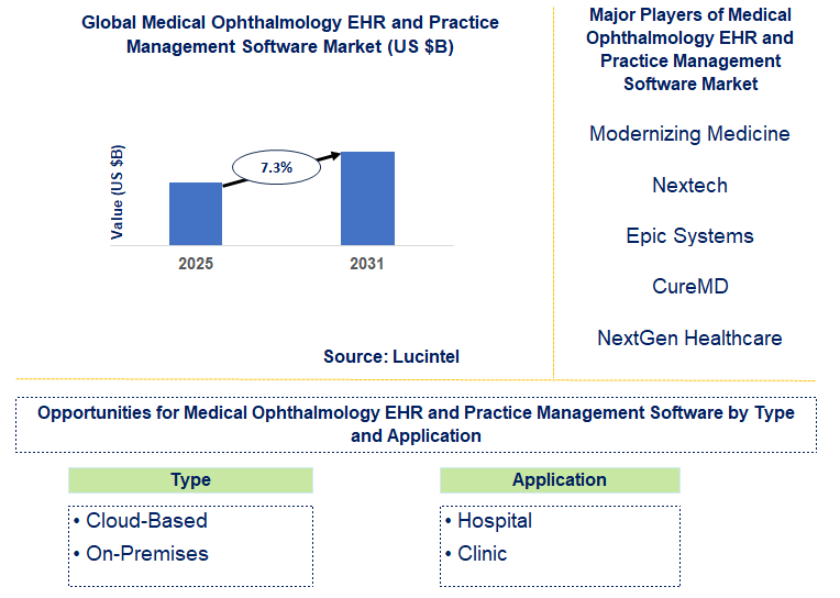Medical Ophthalmology EHR and Practice Management Software Market Trends and Forecast