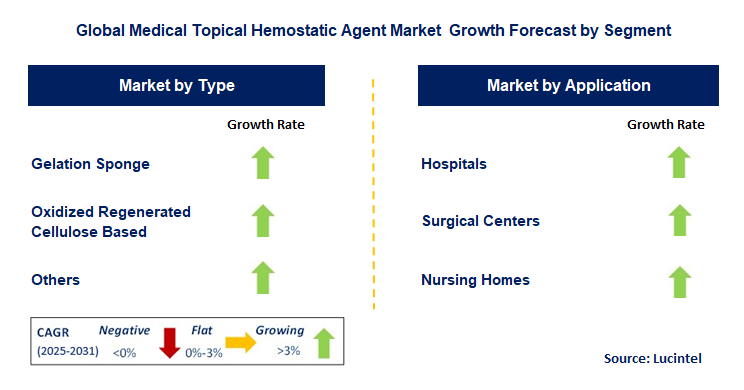Medical Topical Hemostatic Agent Market by Segment