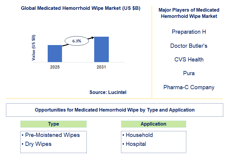 Medicated Hemorrhoid Wipe Market Trends and Forecast