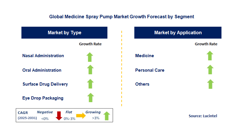 Medicine Spray Pump Market by Segment