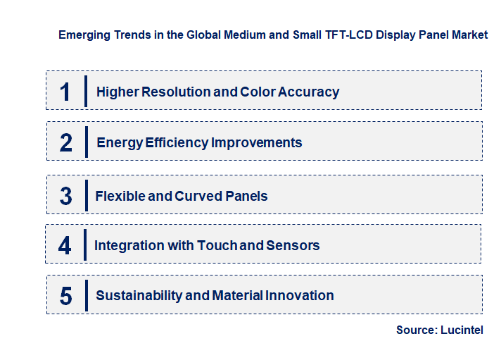 Emerging Trends in the Medium and Small TFT-LCD Display Panel Market