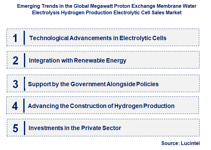 Emerging Trends in the Megawatt Proton Exchange Membrane Water Electrolysis Hydrogen Production Electrolytic Cell Sales Market