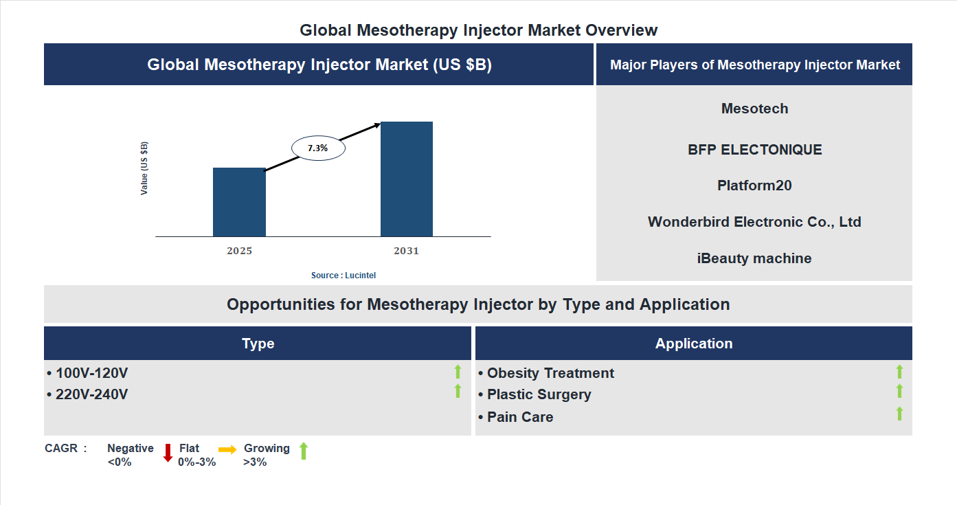 Mesotherapy Injector Market Trends and Forecast