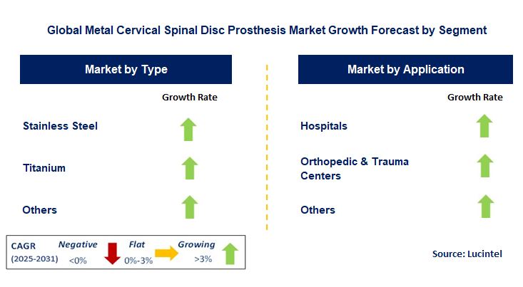 Metal Cervical Spinal Disc Prosthesis Market by Segment