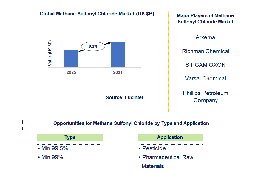 Methane Sulfonyl Chloride Market Trends and Forecast