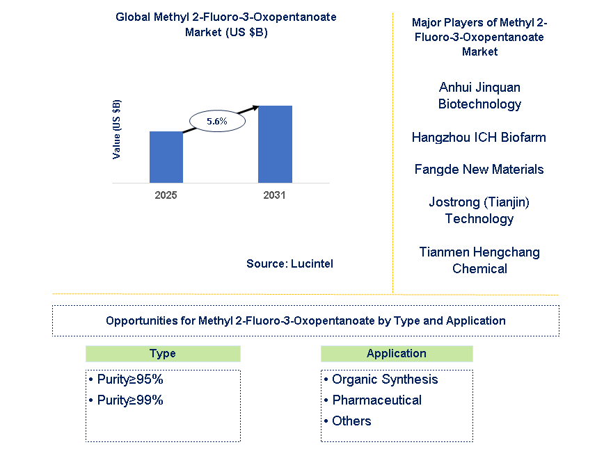 Methyl 2-Fluoro-3-Oxopentanoate Market Trends and Forecast