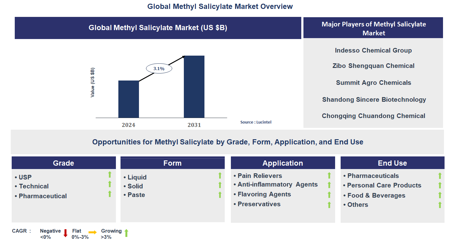 Methyl Salicylate Market Trends and Forecast