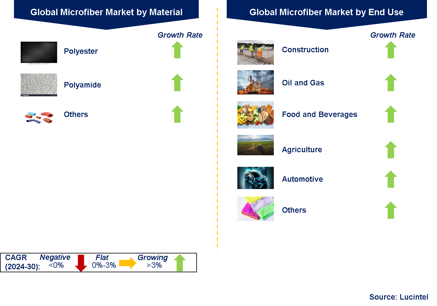 Global Microfiber Market by Segments