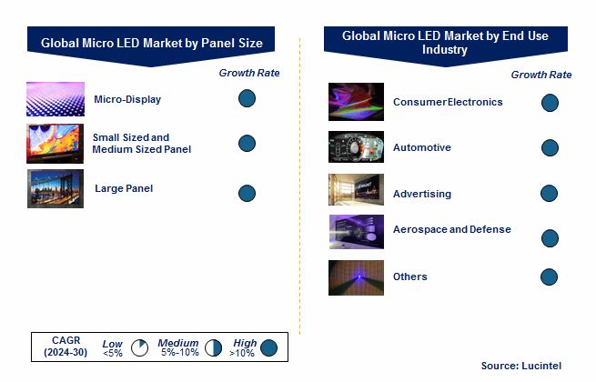 Micro LED Market by Segments