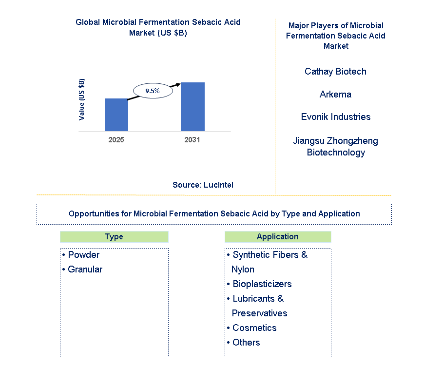 Microbial Fermentation Sebacic Acid Market Trends and Forecast