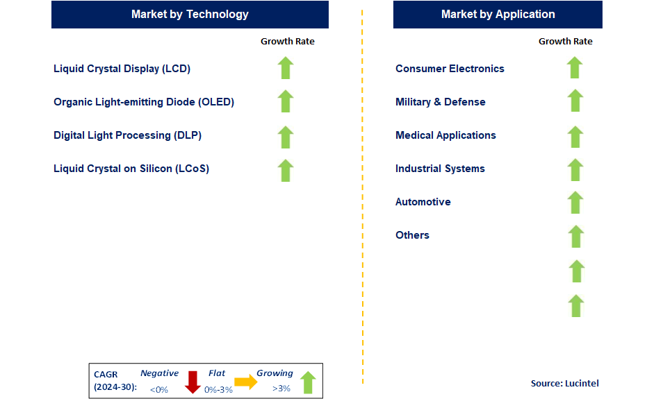 Microdisplay by Segment