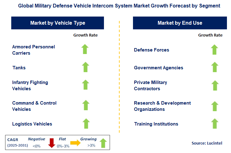 Military Defense Vehicle Intercom System Market by Segment
