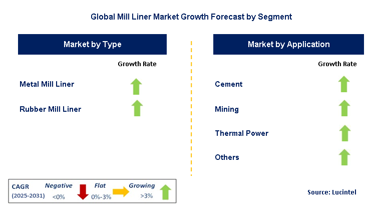 Mill Liner Market by Segment