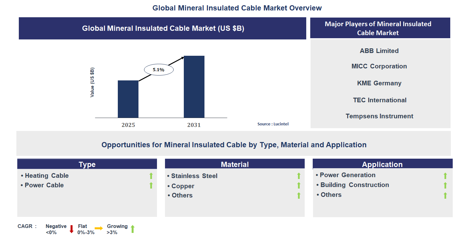 Mineral Insulated Cable Market Trends and Forecast