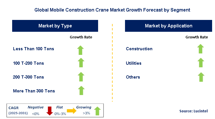 Mobile Construction Crane Market by Segment