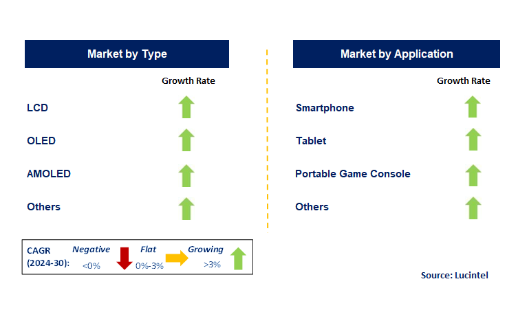 Mobile Device Display Chip by Segment