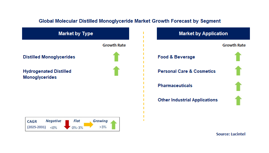Molecular Distilled Monoglyceride Market by Segment