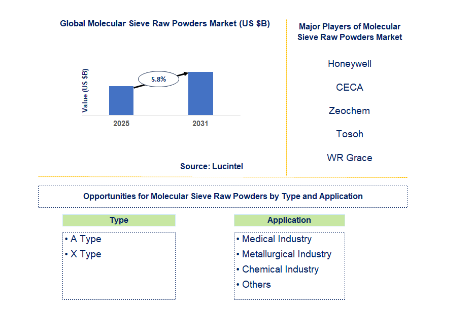 Molecular Sieve Raw Powders Market Trends and Forecast