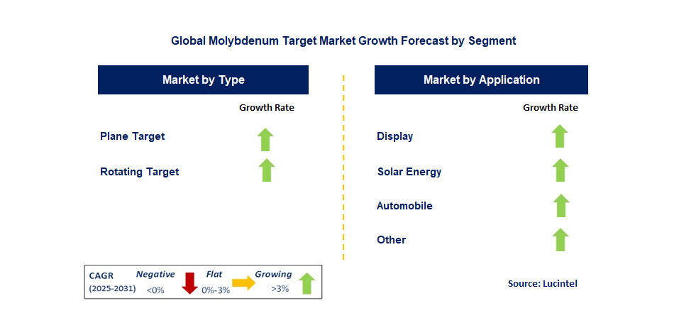 Molybdenum Target Market by Segment