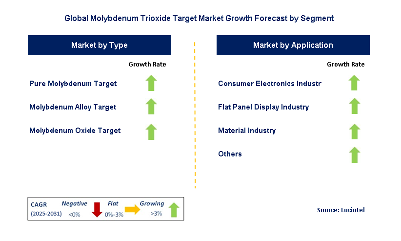 Molybdenum Trioxide Target Market by Segment