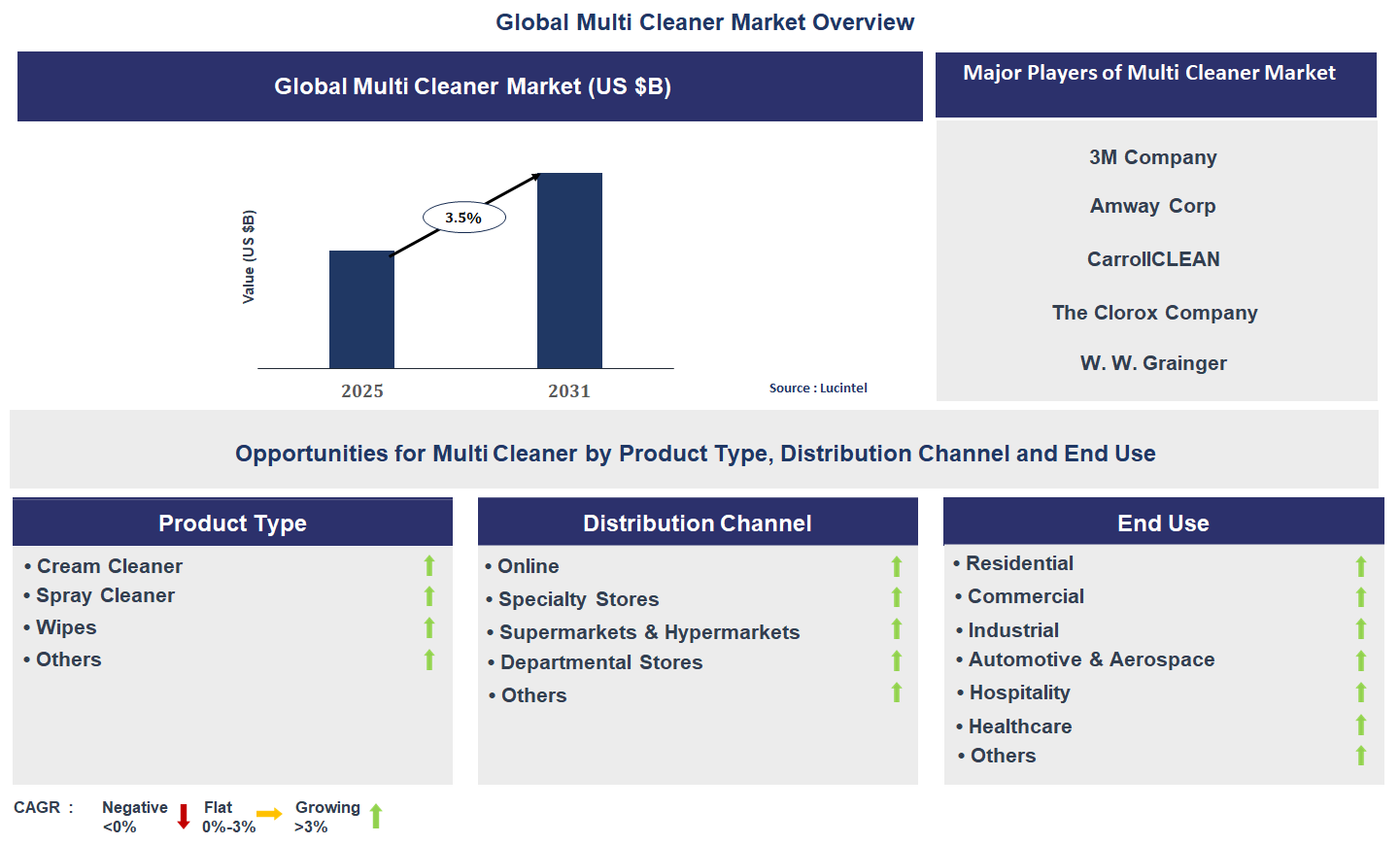 Multi Cleaner Market Trends and Forecast