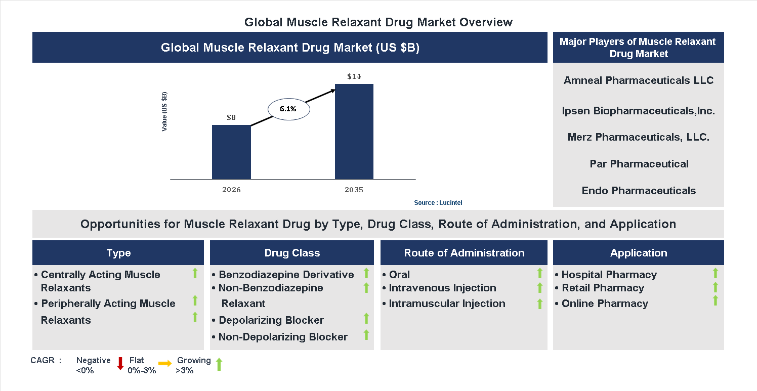 Muscle Relaxant Drug Market Trends and Forecast