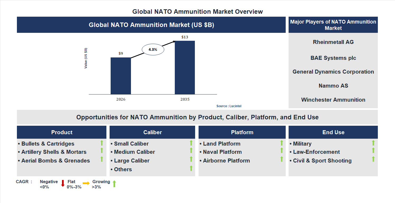 NATO Ammunition Market Trends and Forecast