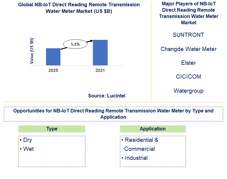 NB-IoT Direct Reading Remote Transmission Water Meter Market Trends and Forecast