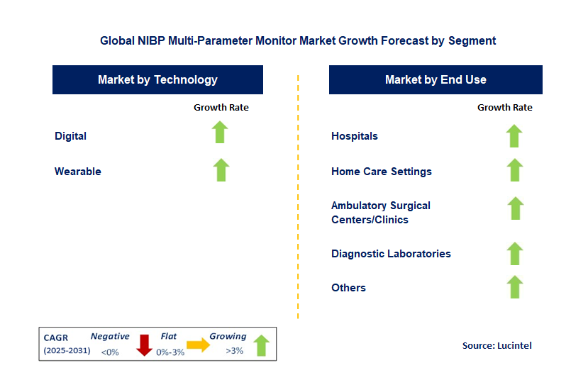 NIBP Multi-Parameter Monitor Market by Segment