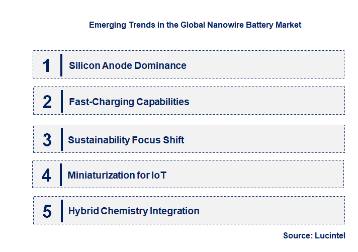 Emerging Trends in the Nanowire Battery Market