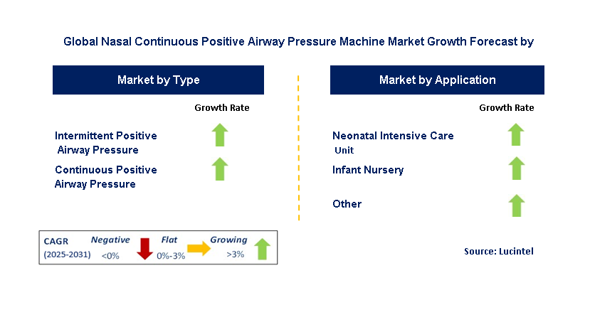 Nasal Continuous Positive Airway Pressure Machine Market by Segment