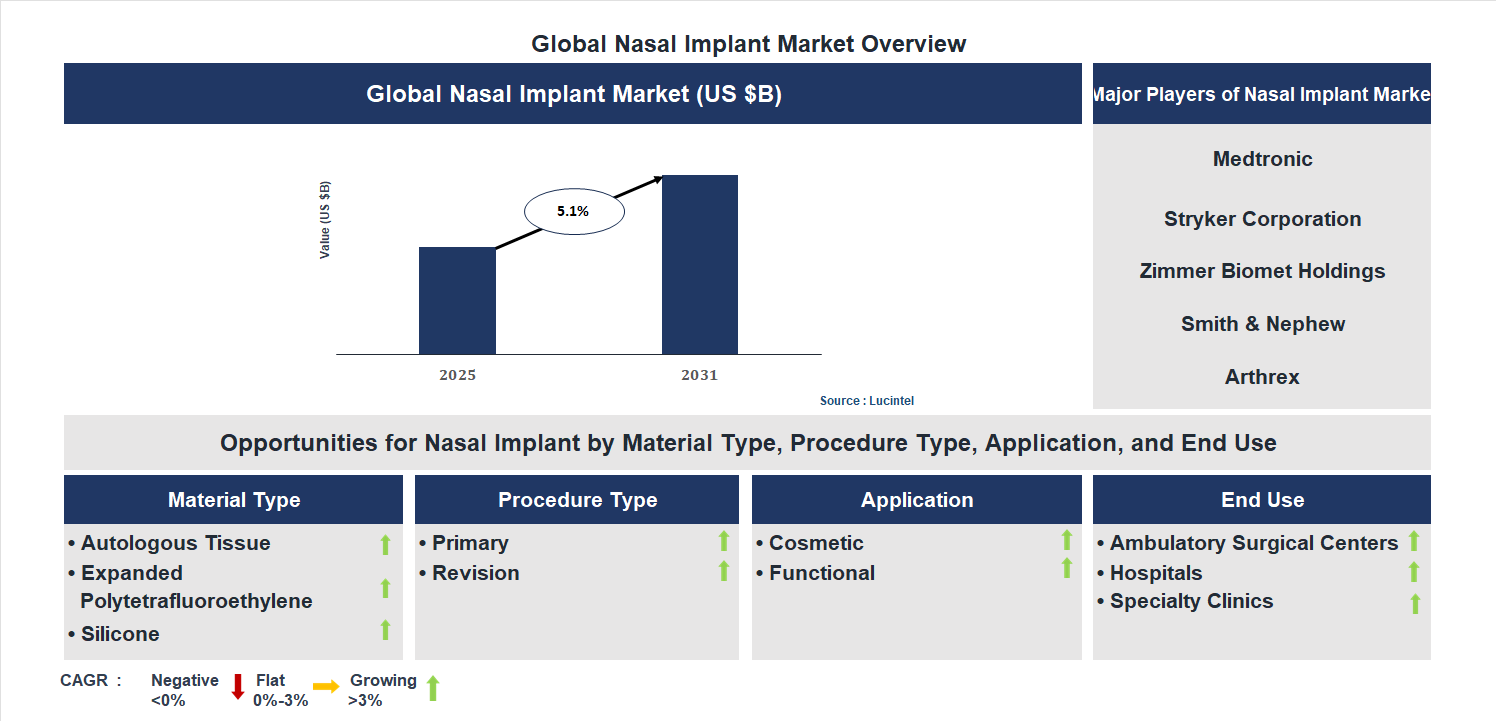 Nasal Implant Market Trends and Forecast