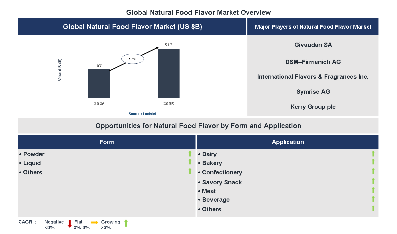 Natural Food Flavor Market Trends and Forecast
