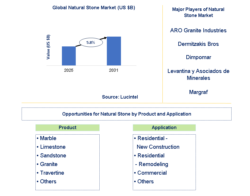 Natural Stone Market Trends and Forecast