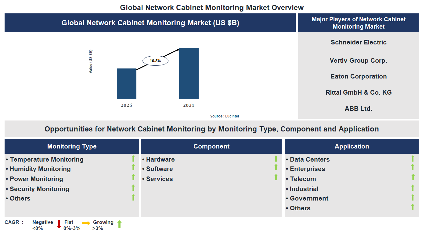 Network Cabinet Monitoring Market Trends and Forecast
