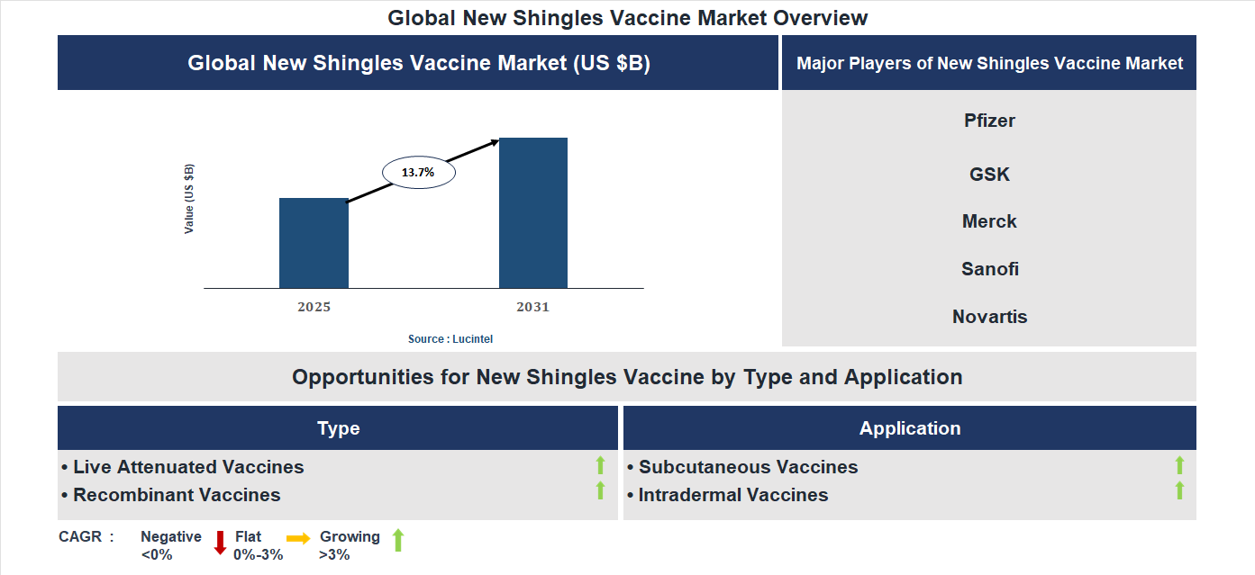 New Shingles Vaccine Market Trends and Forecast