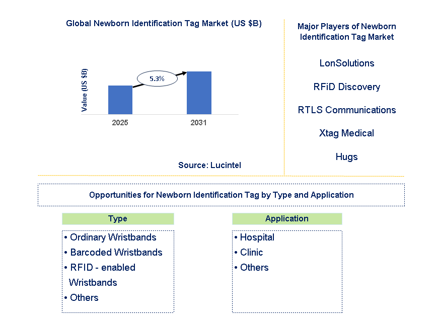 Newborn Identification Tag Market Trends and Forecast