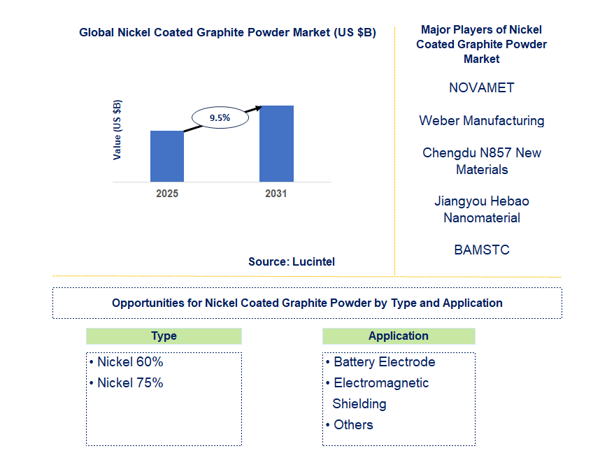 Nickel Coated Graphite Powder Market Trends and Forecast