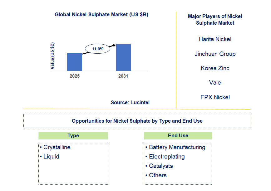 Nickel Sulphate Market Trends and Forecast