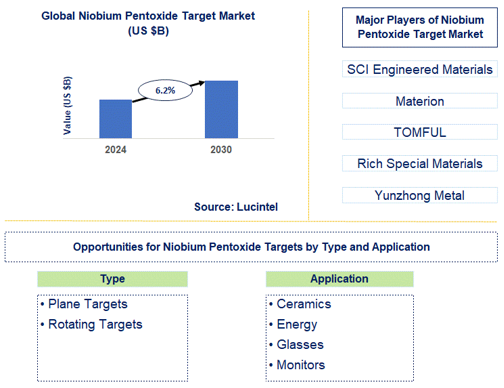 Niobium Pentoxide Target Market Trends and Forecast