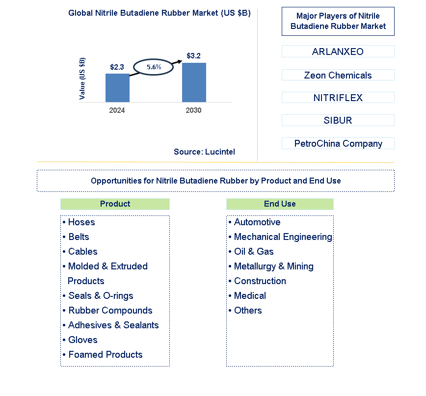 Nitrile Butadiene Rubber Trends and Forecast